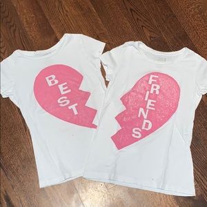 KIDS OLDNAVY “BEST FRIENDS” T SHIRT BUNDLE